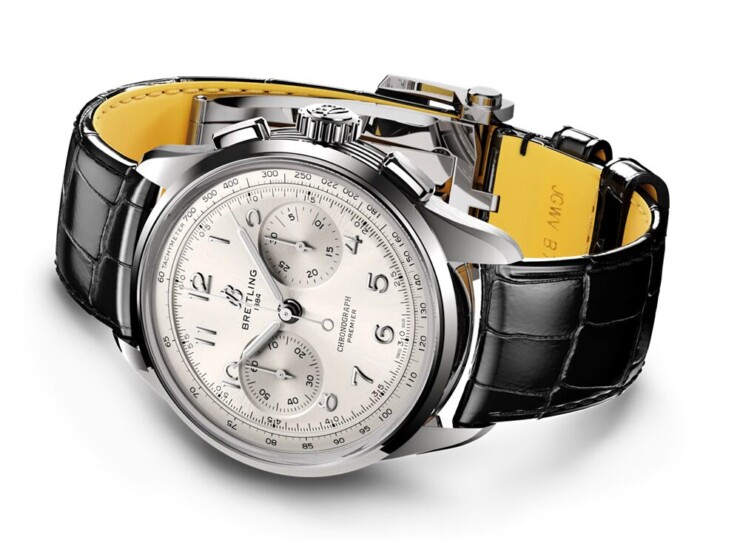 BREITLING プレミエ B09 クロノグラフ 40 シルバー文字盤 AB0930371G1P1