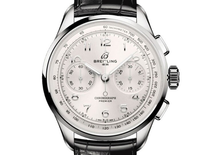 BREITLING プレミエ B09 クロノグラフ 40 シルバー文字盤 AB0930371G1P1