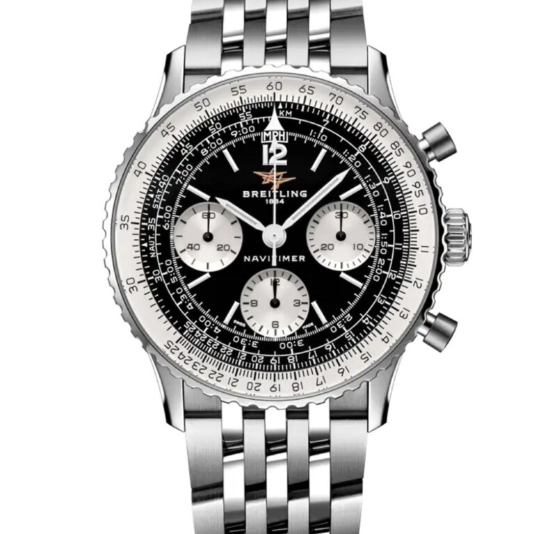 BREITLING ナビタイマー B09 クロノグラフ 41 ブラック文字盤 ブレスレット AB0950211B1A1