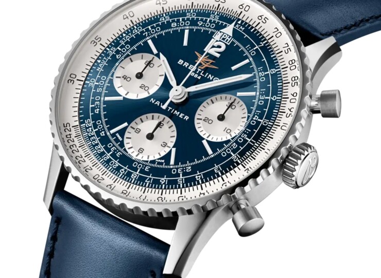 BREITLING ナビタイマー B09 クロノグラフ 41 ブルー文字盤 AB0950211C1X1