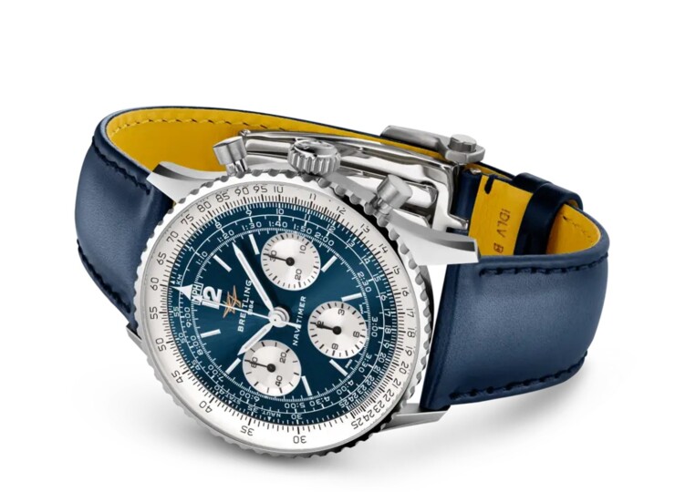 BREITLING ナビタイマー B09 クロノグラフ 41 ブルー文字盤 AB0950211C1X1