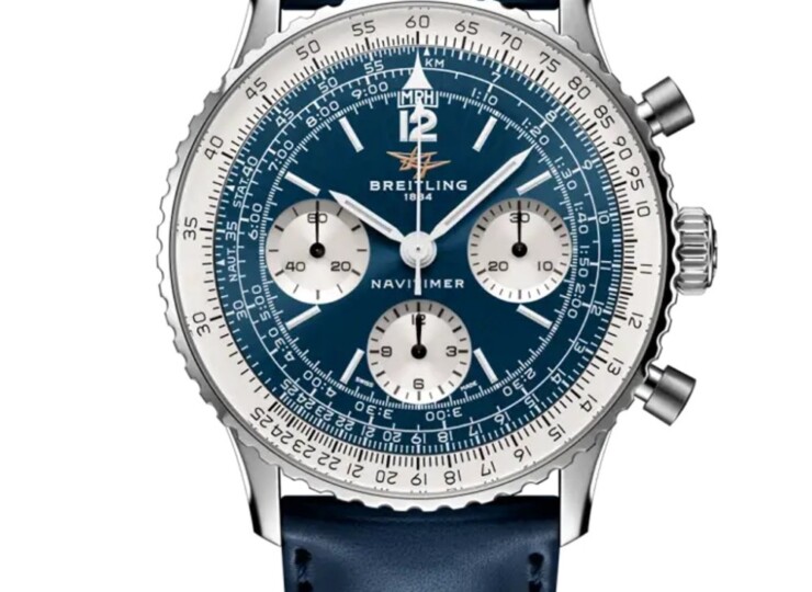 BREITLING ナビタイマー B09 クロノグラフ 41 ブルー文字盤 AB0950211C1X1