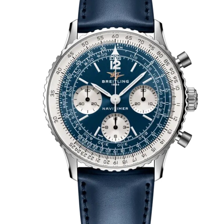 BREITLING ナビタイマー B09 クロノグラフ 41 ブルー文字盤 AB0950211C1X1