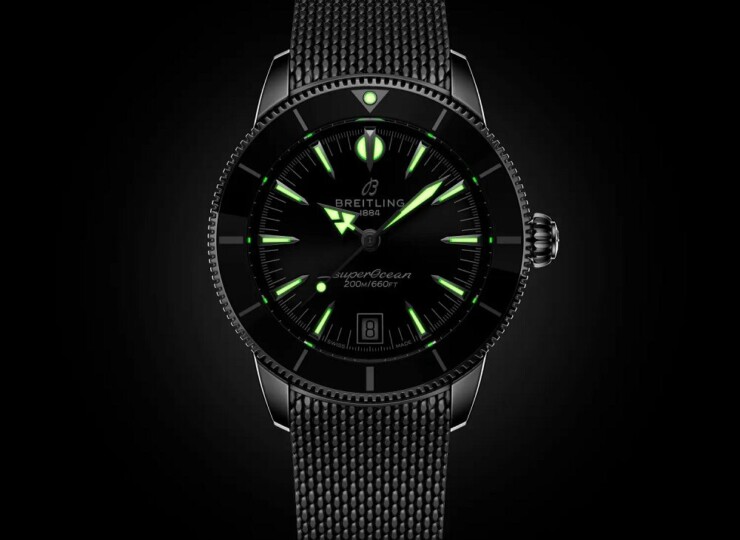 BREITLING スーパーオーシャン ヘリテージ B31 オートマチック 40 ブラック文字盤 AB3110241B1A1