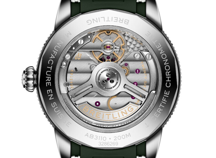 BREITLING スーパーオーシャン ヘリテージ B31 オートマチック 40 グリーン文字盤 AB3110361L1S1