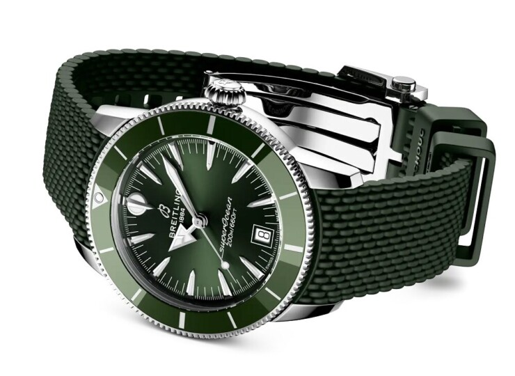 BREITLING スーパーオーシャン ヘリテージ B31 オートマチック 40 グリーン文字盤 AB3110361L1S1