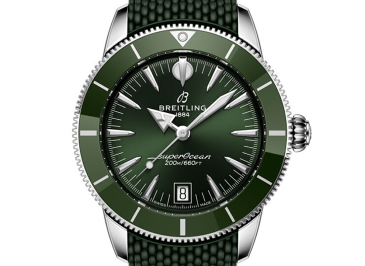 BREITLING スーパーオーシャン ヘリテージ B31 オートマチック 40 グリーン文字盤 AB3110361L1S1