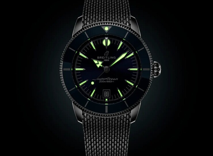 BREITLING スーパーオーシャン ヘリテージ B31 オートマチック 42 ブルー文字盤 AB3111161C1A1