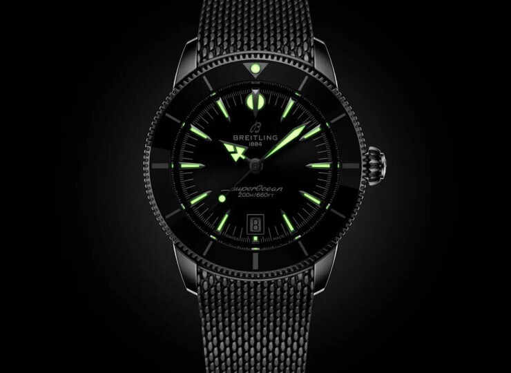 BREITLING スーパーオーシャン ヘリテージ B31 オートマチック 42 ブラック文字盤 ステンレススティール AB3111241B1A1