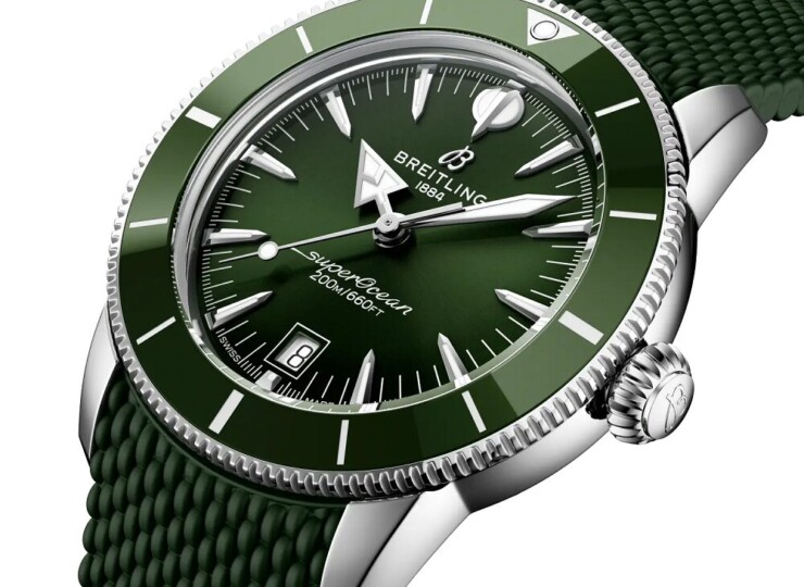 BREITLING スーパーオーシャン ヘリテージ B31 オートマチック 42 グリーン文字盤 AB3111361L1S1
