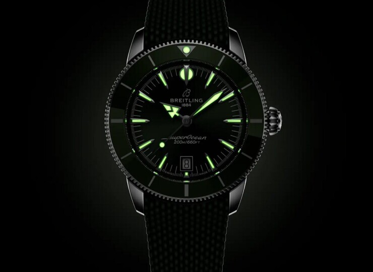 BREITLING スーパーオーシャン ヘリテージ B31 オートマチック 42 グリーン文字盤 AB3111361L1S1