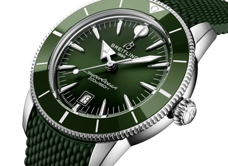 BREITLING スーパーオーシャン ヘリテージ B31 オートマチック 44 グリーン文字盤 AB3112361L1S1