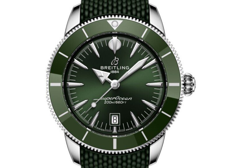 BREITLING スーパーオーシャン ヘリテージ B31 オートマチック 44 グリーン文字盤 AB3112361L1S1