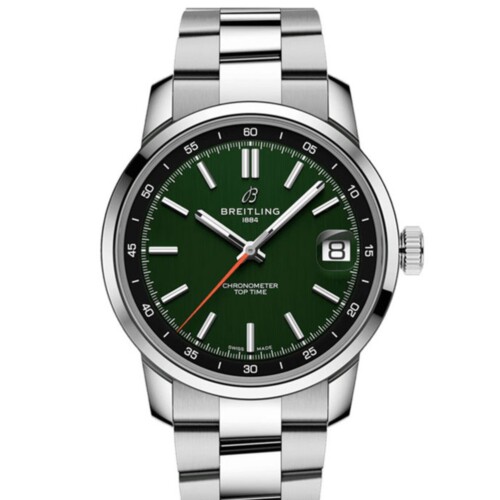 BREITLING トップタイム B31 グリーン文字盤 AB3113171L1A1