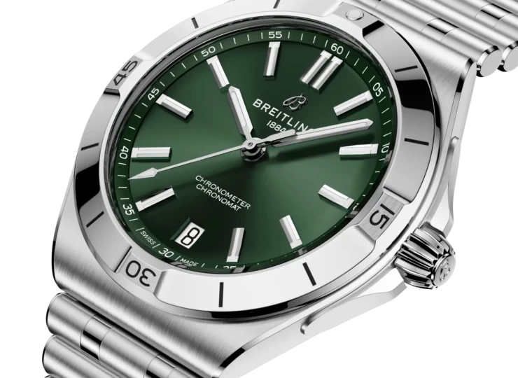 BREITLING クロノマット B31 オートマチック40 グリーン文字盤 AB3114101L1A1