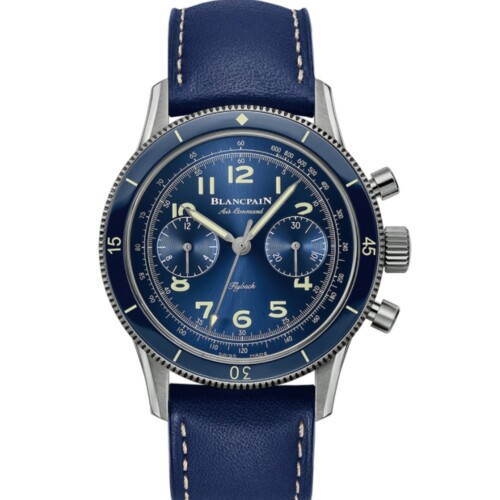 BLANCPAIN エアコマンド 42.5mm ブルー文字盤 チタン AC02-12B40-63B