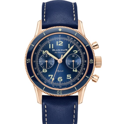 BLANCPAIN エアコマンド 42.5mm ブルー文字盤 レッドゴールド AC02-36B40-63B