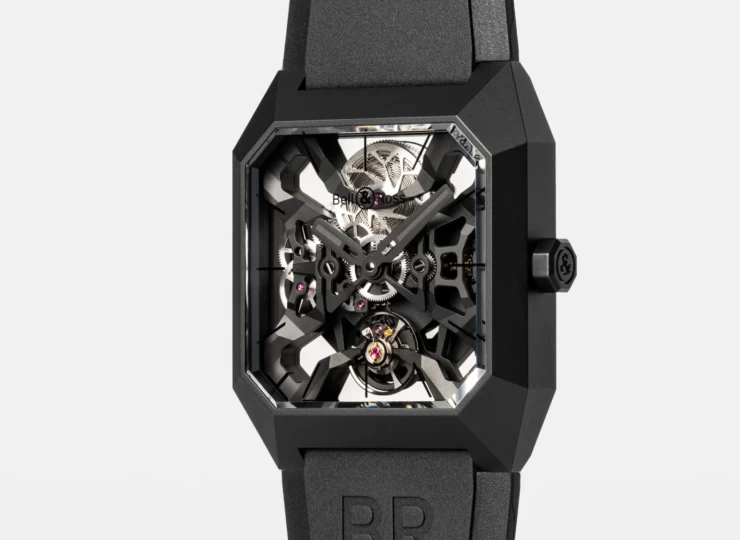 BELL & ROSS BR-03 Cyber Ceramic 42mm スケルトン文字盤 BR03-CYBER-CE