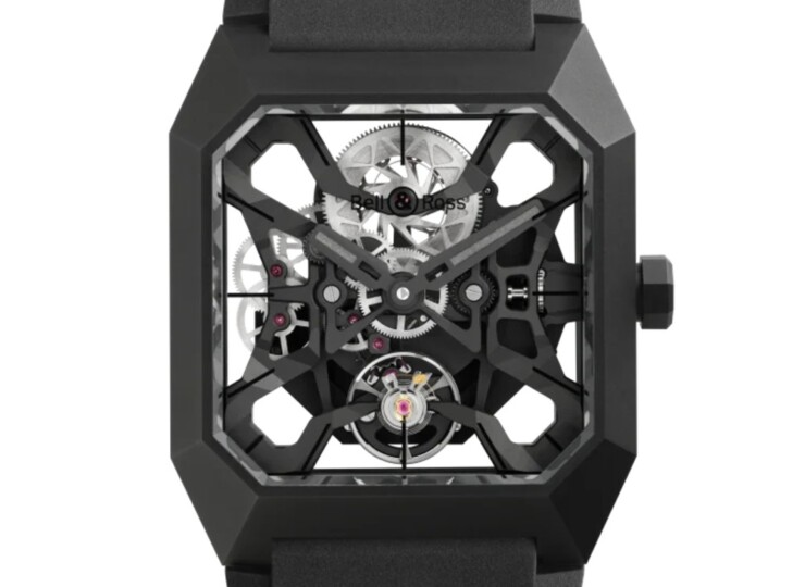 BELL & ROSS BR-03 Cyber Ceramic 42mm スケルトン文字盤 BR03-CYBER-CE