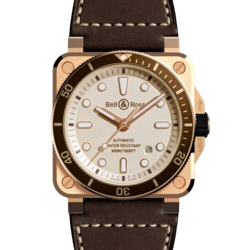 BR-03 Diver White Bronze 42mm シルバー文字盤