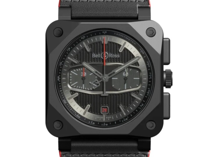 BELL & ROSS BR-03 Chrono Blacktrack 42mm ブラック文字盤 BR0394-BTR-CE/SCA