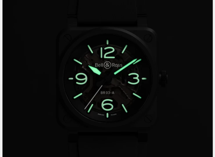 BELL & ROSS BR-03 Skeleton Black Ceramic 41mm ブラック文字盤 BR03A-BL-SKCE/SRB