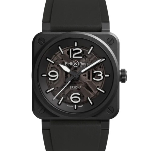 BELL & ROSS BR-03 Skeleton Black Ceramic 41mm ブラック文字盤 BR03A-BL-SKCE/SRB