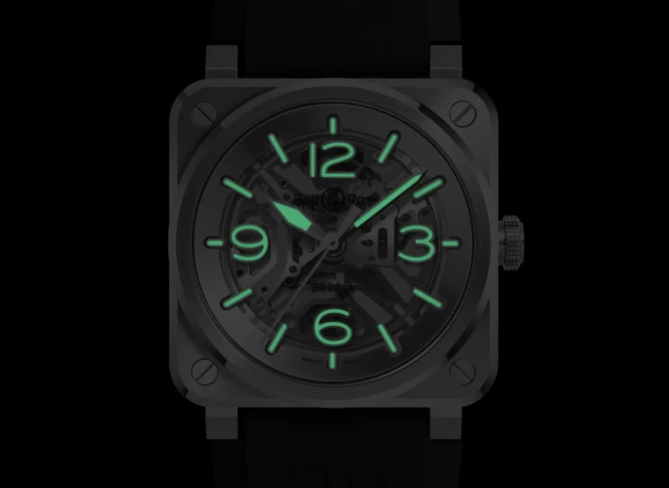 BELL & ROSS BR-03 Skeleton Steel 41mm スケルトン文字盤 BR03A-BL-SKST/SRB