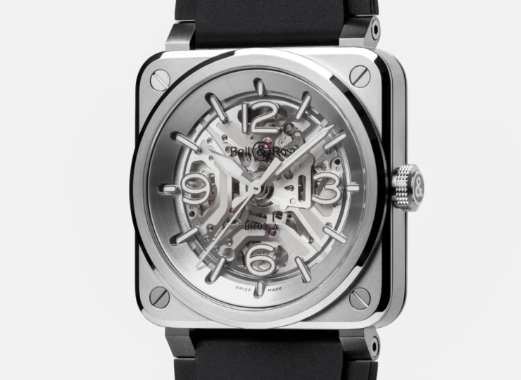 BELL & ROSS BR-03 Skeleton Steel 41mm スケルトン文字盤 BR03A-BL-SKST/SRB