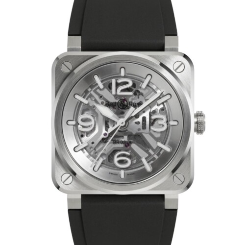 BR-03 Skeleton Steel 41mm スケルトン文字盤