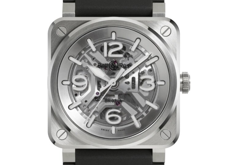 BELL & ROSS BR-03 Skeleton Steel 41mm スケルトン文字盤 BR03A-BL-SKST/SRB