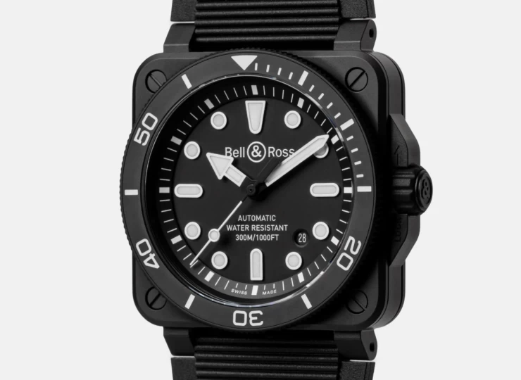 BELL & ROSS BR-03 Diver Black Matte Ceramic 42mm ブラック文字盤 BR03A-D-BL-CE/SRB