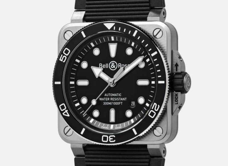 BELL & ROSS BR-03 Diver Black Steel 42mm ブラック文字盤 BR03A-D-BL-ST/SRB