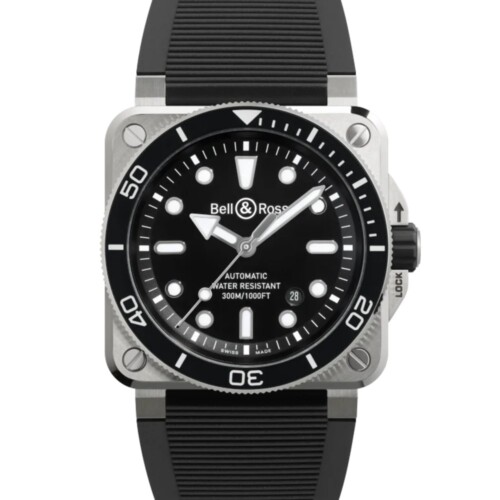 BR-03 Diver Black Steel 42mm ブラック文字盤