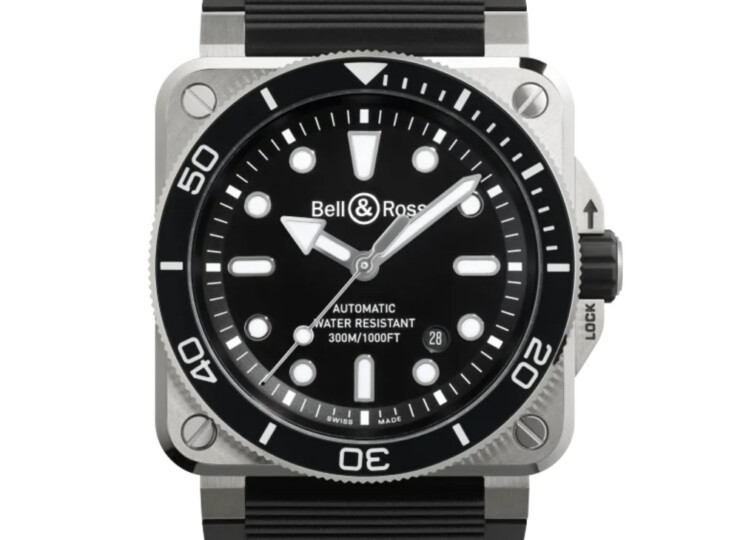 BELL & ROSS BR-03 Diver Black Steel 42mm ブラック文字盤 BR03A-D-BL-ST/SRB