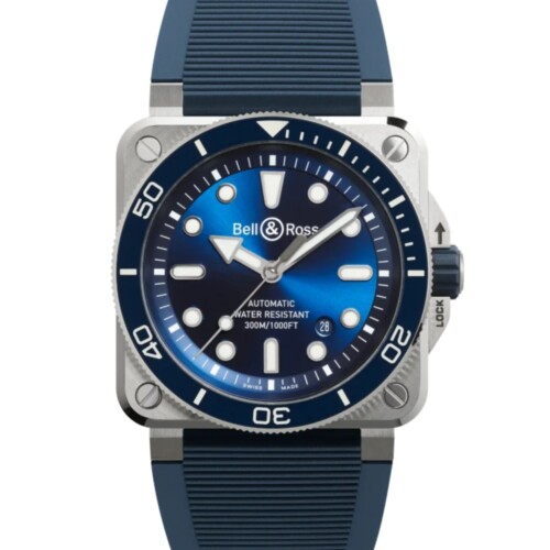 BR-03 Diver Blue Steel 42mm ブルー文字盤