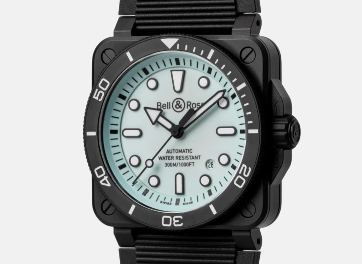 BELL & ROSS BR-03 Diver Full Lum Ceramic 42mm ブルー文字盤 BR03A-D-LM-CE/SRB