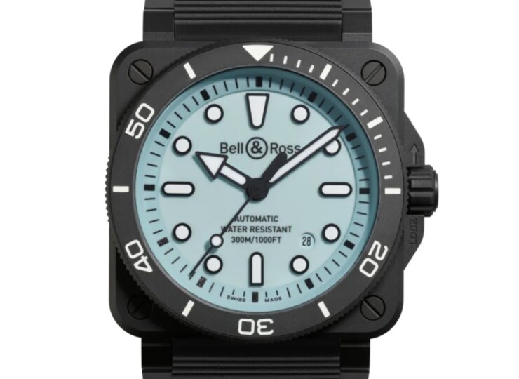 BELL & ROSS BR-03 Diver Full Lum Ceramic 42mm ブルー文字盤 BR03A-D-LM-CE/SRB