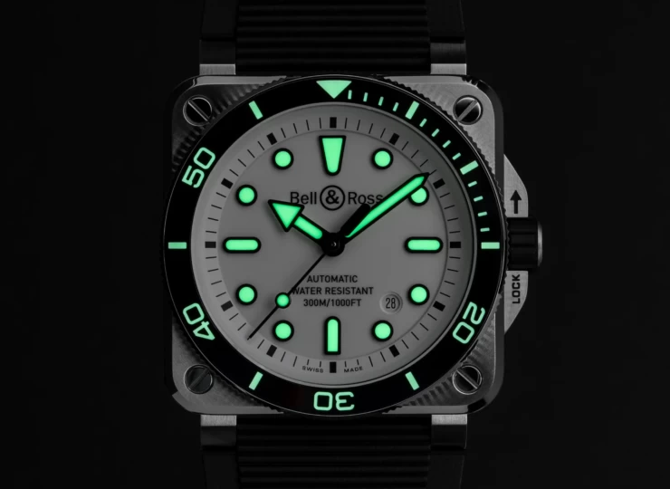 BELL & ROSS BR-03 Diver White Steel 42mm ホワイト文字盤 BR03A-D-WH-ST/SRB