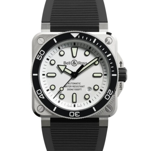 BR-03 Diver White Steel 42mm ホワイト文字盤