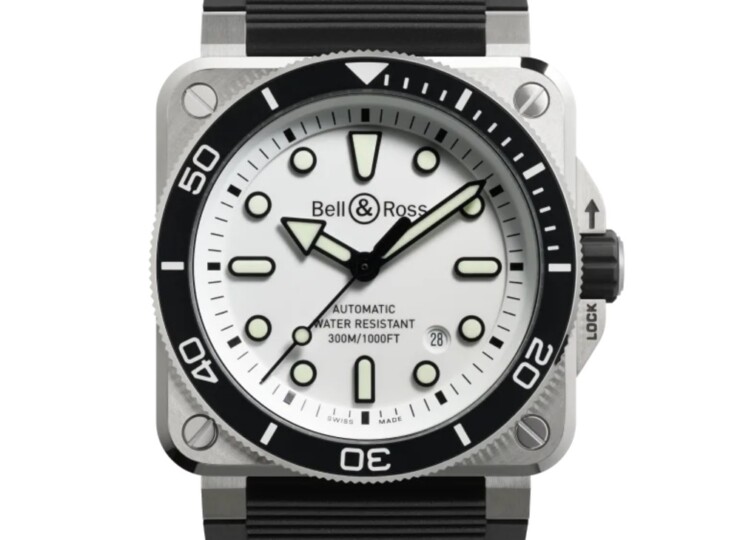 BELL & ROSS BR-03 Diver White Steel 42mm ホワイト文字盤 BR03A-D-WH-ST/SRB
