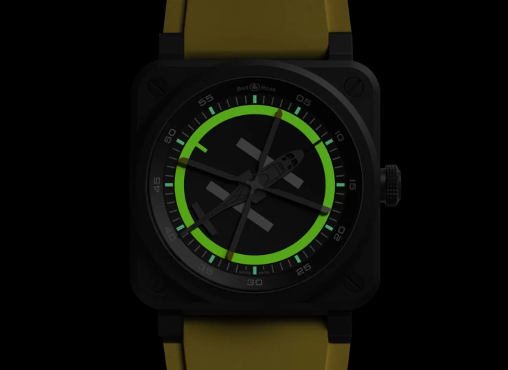 BELL & ROSS BR-03 Helipad 41mm ブラック文字盤 BR03A-HE-CE/SRB