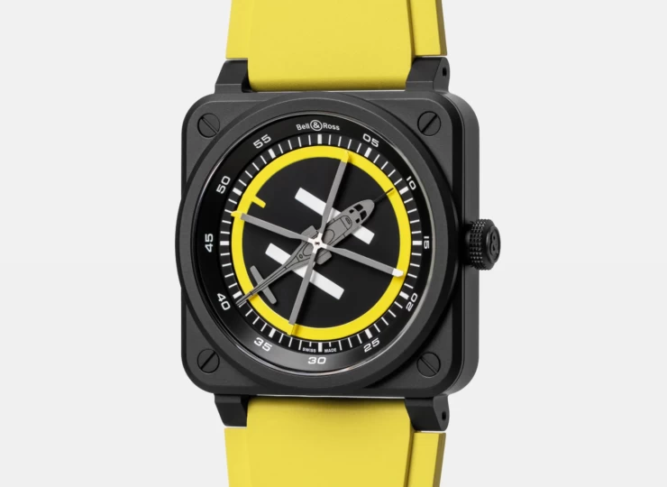 BELL & ROSS BR-03 Helipad 41mm ブラック文字盤 BR03A-HE-CE/SRB