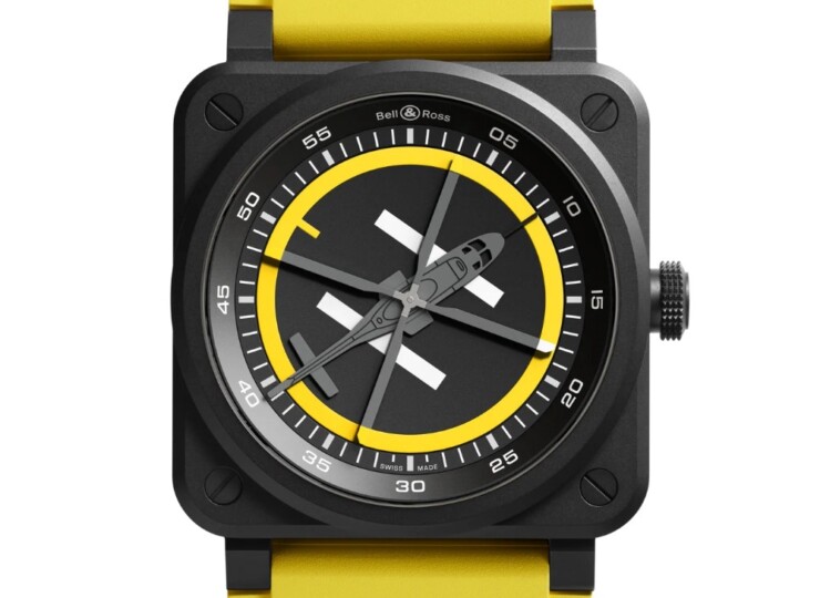 BELL & ROSS BR-03 Helipad 41mm ブラック文字盤 BR03A-HE-CE/SRB