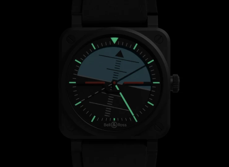 BELL & ROSS BR-03 Horizon 41mm ブラック文字盤 BR03A-HRZ-CE/SRB