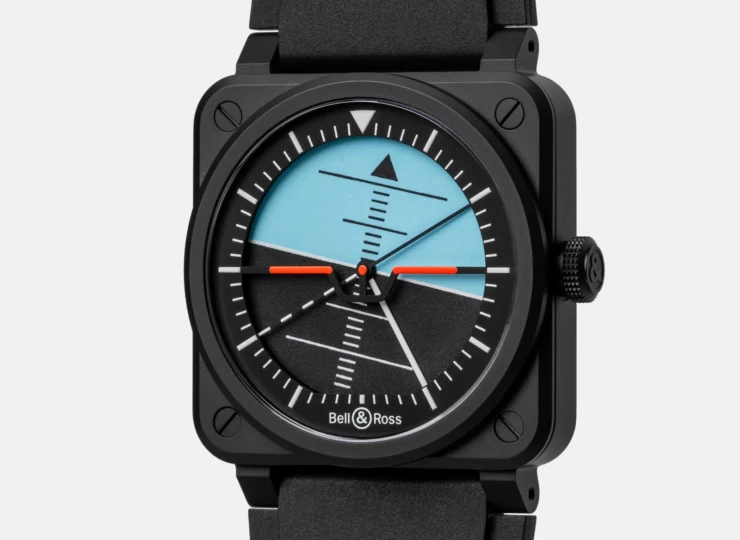 BELL & ROSS BR-03 Horizon 41mm ブラック文字盤 BR03A-HRZ-CE/SRB