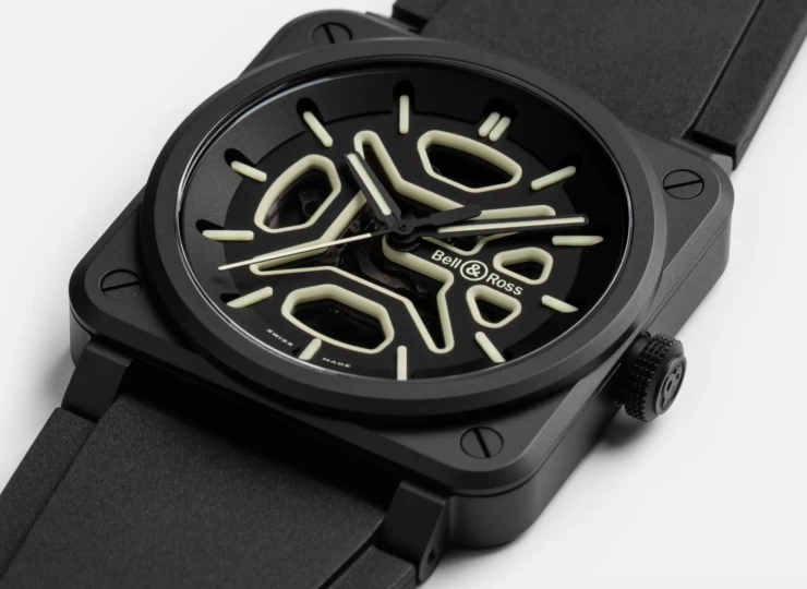 BELL & ROSS BR-03 Skeleton Lum Ceramic 41mm ブラック文字盤 BR03A-LM-SKCE/SRB