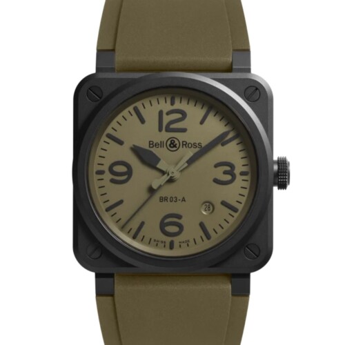 BR-03 Military Ceramic 41mm カーキ文字盤