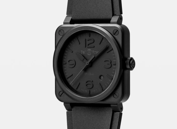 BELL & ROSS BR-03 Phantom 41mm ブラック文字盤 BR03A-PH-CE/SRB