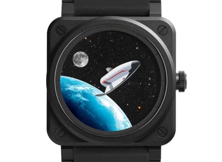 BELL & ROSS BR-03 Space Mission 41mm ブラックアベンチュリン文字盤 BR03A-SPM-CE/SRB
